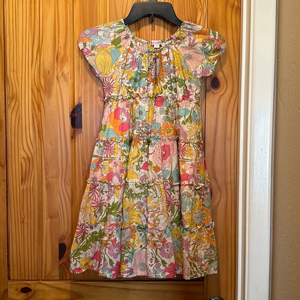 Girls size 8 Liberty of London print dress by Jeanine Johnson